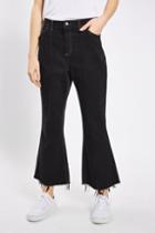Topshop Seam Front Kick Flare Jeans By Boutique
