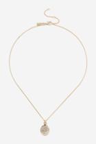 Topshop Gold Sovereign Ditsy Necklace
