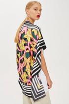 Topshop Printed Scarf T-shirt By Boutique