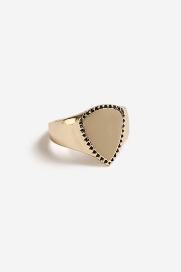 Topshop Shield Pinky Ring