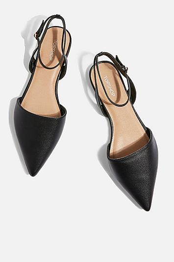 Topshop Annie Two Part Backless Shoes