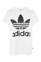 Topshop Trefoil Boxy Oversized T-shirt By Adidas Originals