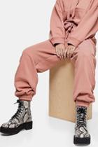 Topshop Considered Pink Organic Cotton Joggers