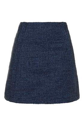 Topshop Textured Scallop Pelmet Skirt