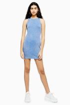 Topshop Washed Racer Bodycon Dress