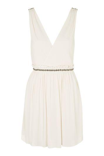 Topshop Tall Wrap Front Sun Dress