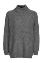 Topshop Over Sized Blouson Roll Neck Jumper
