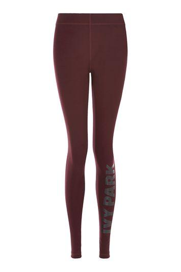 Topshop Logo Ankle Legging By Ivy Park