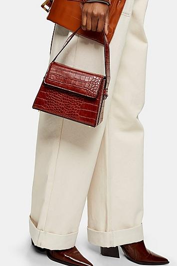 Topshop Guru Rust Boxy Grab Bag