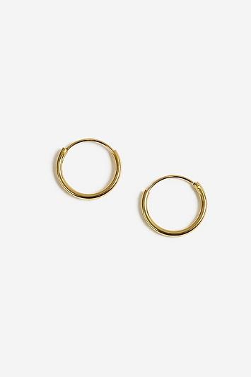 Topshop Gold Small Hoop Earrings