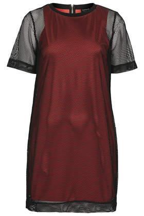 Topshop Mesh Tee Dress