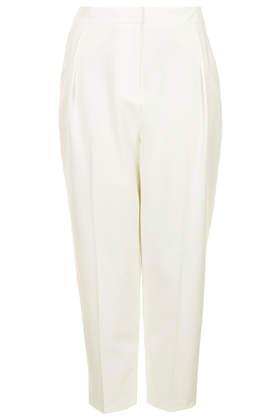 Topshop Cropped Peg Leg Trousers