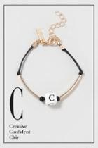 Topshop C Initial Bracelet