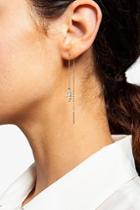Topshop Freedom Finer Crystal Thread Earrings