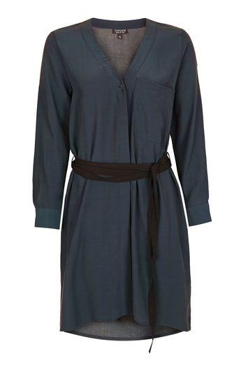 Topshop Slouch Pocket Shirt Dress