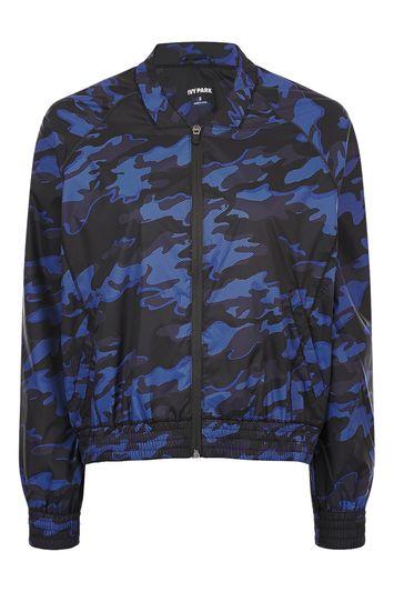 Topshop Camo Bomber By Ivy Park