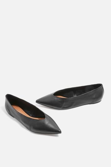 Topshop Attitude Soft Ballerina Pumps
