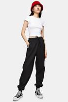 Topshop Tall Black 90s Oversized Joggers
