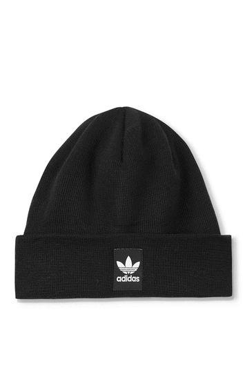 Topshop Rib Logo Beanie Hat By Adidas Originals