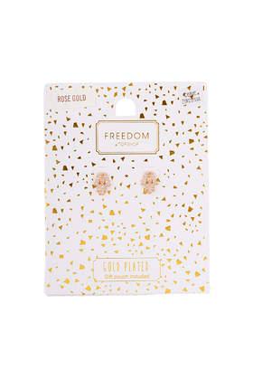 Topshop Rose Gold Plated Cubic Earrings