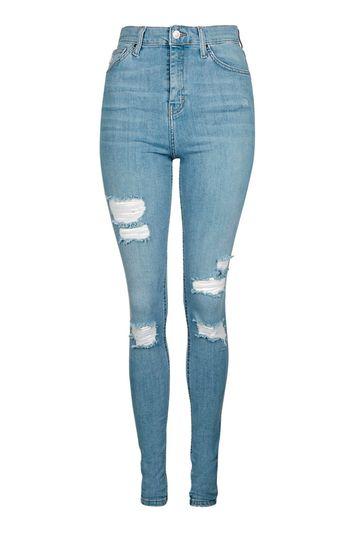 Topshop Tall Super Rip Jamie Jeans