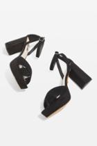 Topshop Leah Cross Strap Platforms