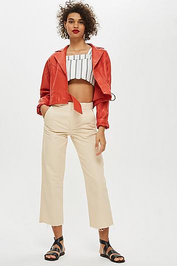 Topshop Petite Straight Leg Chinos