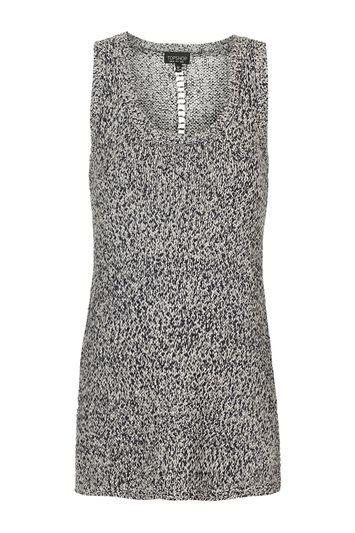Topshop Ladder Detailed Knit Vest