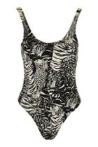 Topshop Tiger Print Swimsuit