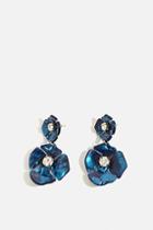 Skinny Dip Blue Azalea Earrings By Skinnydip