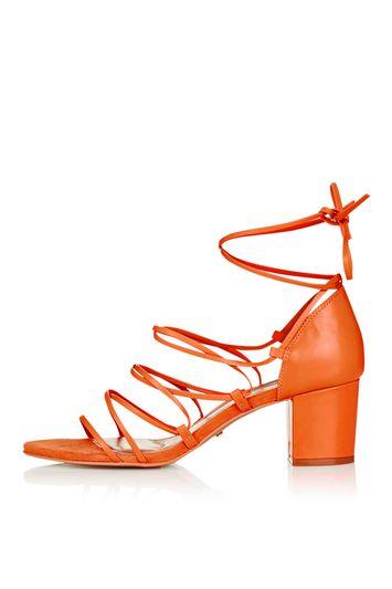 Topshop Mid Heel Strappy Sandal