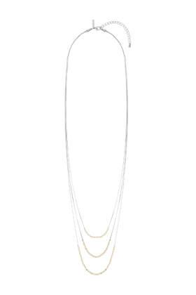 Topshop Long Beaded Multirow Necklace