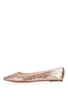 Topshop Vivo Laser Cut Floral Pump
