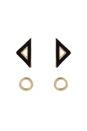 Topshop Circle And Triangle Stud Pack