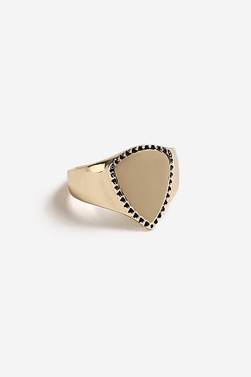 Topshop *shield Pinky Ring