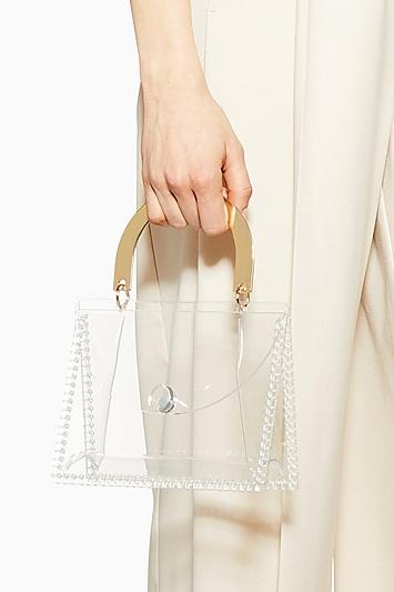 Topshop Glow Acrylic Clear Mini Grab Bag