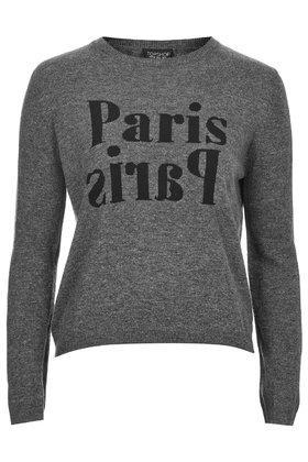 Topshop Paris Paris Motif Sweater