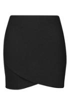Topshop Petite Curve Wrap Mini Skirt