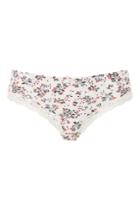 Topshop Floral Star Microfibre Knickers