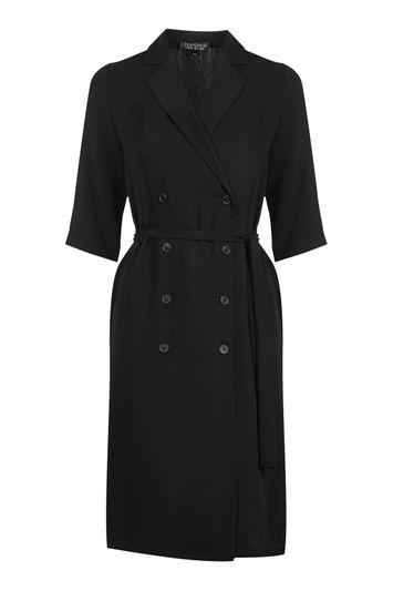 Topshop Double Breasted Wrap Dress