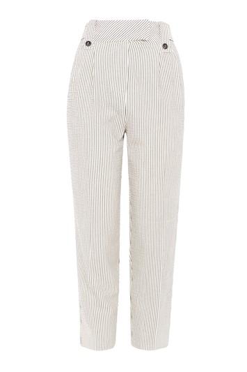 Topshop Summer Stripe Peg Trousers