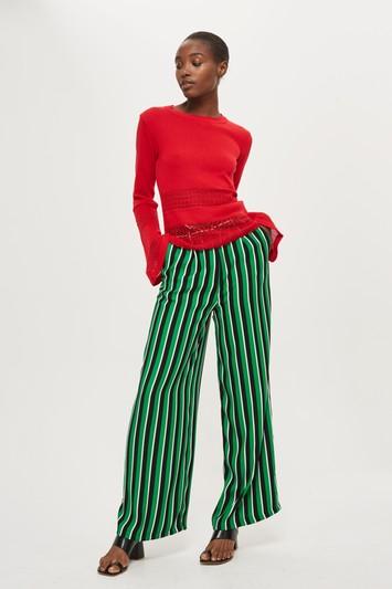 Topshop Tall Scallop Hem Sweater