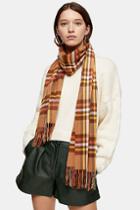 Topshop Lightweight Check Scarf