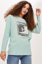 Topshop Long Sleeve California T-shirt