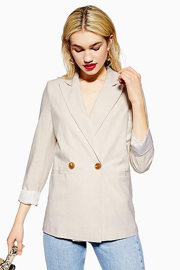 Topshop Petite Slub Jacket