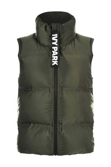 Topshop Oversized Bonded Sleeveless Puffer By Ivy Park