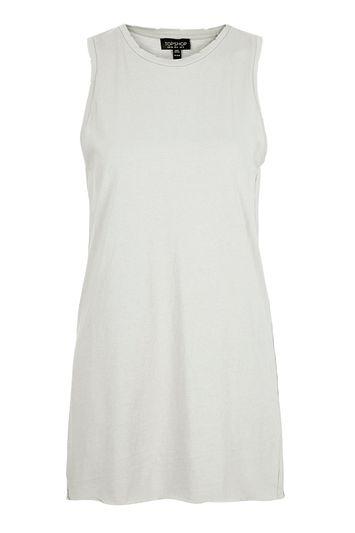 Topshop Longlined Nibbled Tank