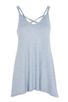 Topshop Lace Up Back Swing Dress