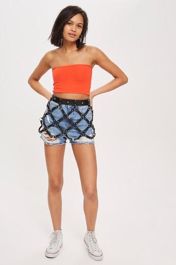 Topshop Festival Pu Skirt Belt