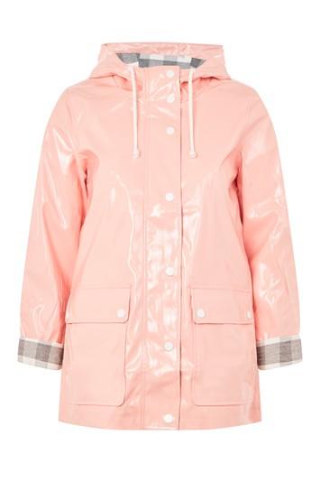Topshop Petite Vinyl Maisie Jacket
